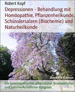 Descargar Depressionen – Behandlung mit Homöopathie, Pflanzenheilkunde, Schüsslersalzen (Biochemie) und Naturheilkunde: Ein homöopathischer, pflanzlicher, biochemischer … Ratgeber (German Edition) pdf, epub, ebook